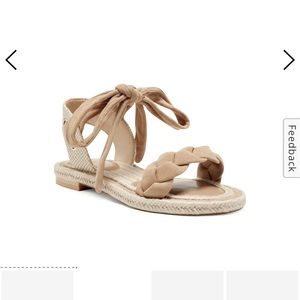 Vince Canute suede wrap sandals